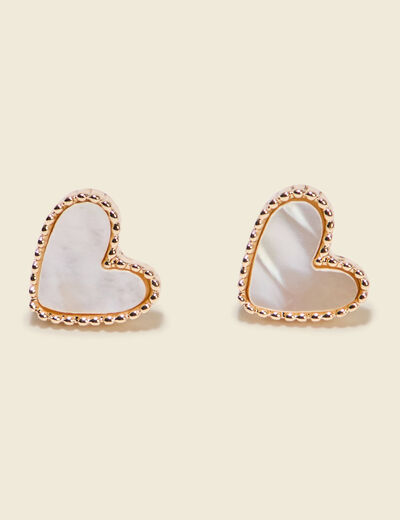 Boucles d'oreilles couleur or femme