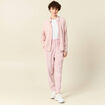 Tregging velours 7/8ème rose pastel femme