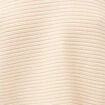 Pull col bateau manches courtes ivoire femme