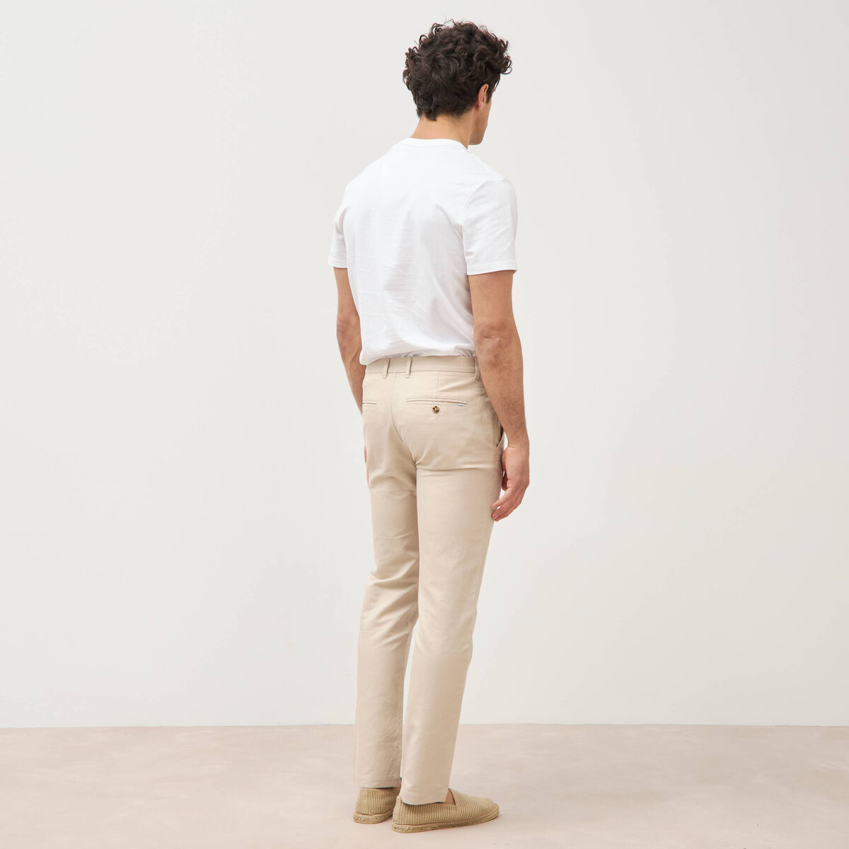 Pantalon chino sable homme