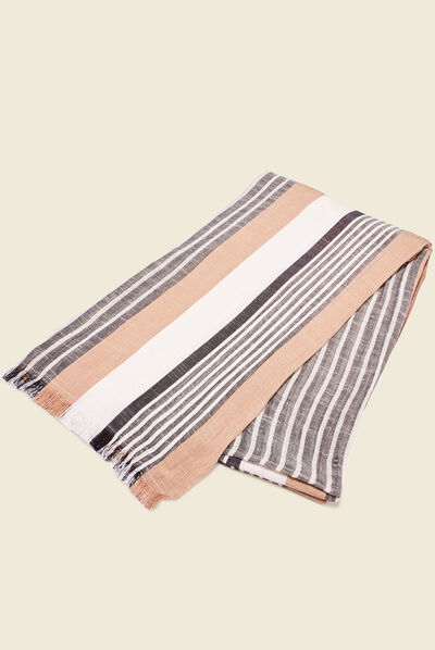 Foulard beige homme