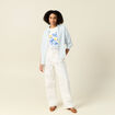 T-shirt manches courtes blanc femme