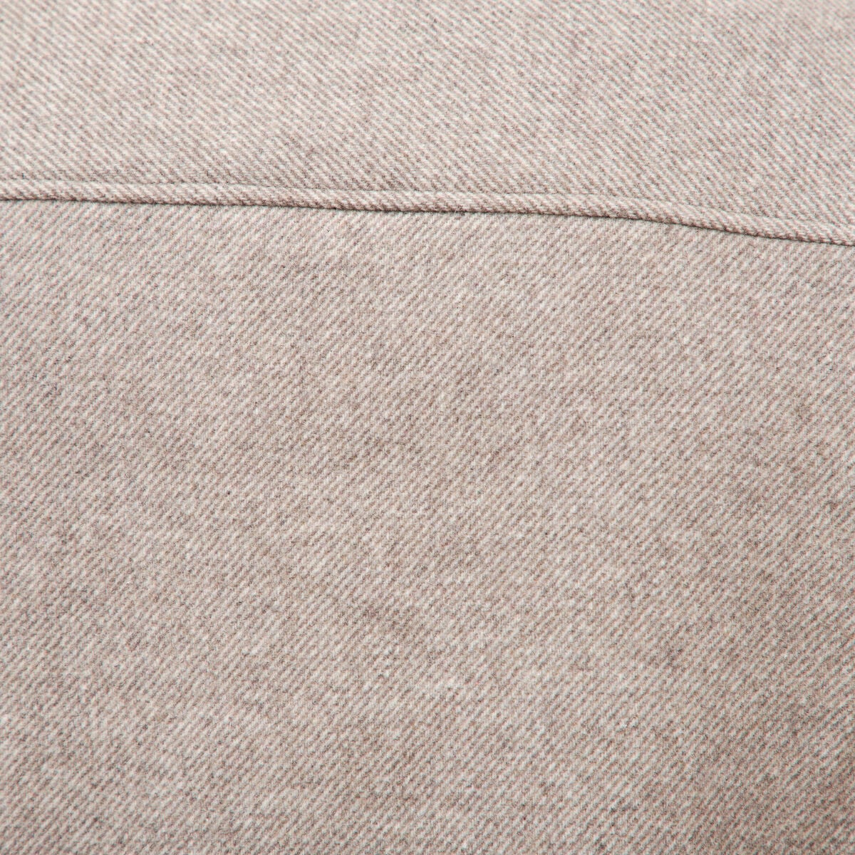 Surchemise boutonn&eacute;e beige homme