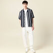 Chino droit longueur 32 en coton denim blanc homme