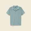 Polo manches courtes bleu gris homme
