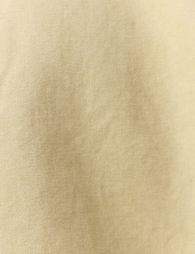 Blouson style biker zippé beige homme