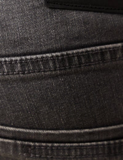 Jeans slim éco-responsable denim gris homme