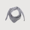 &Eacute;charpe gris clair femme