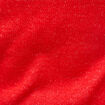Gilet droit manches longues col rond rouge femme