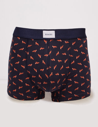 Lot 2 boxers bleu marine homme