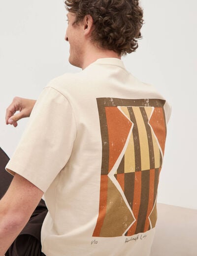 T-shirt en coton sable homme