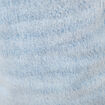 Bermuda large taille haute en coton denim bleach femme