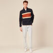 Sweat manches longues orange foncé homme