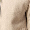 Blouson doubl&eacute; manches longues beige homme