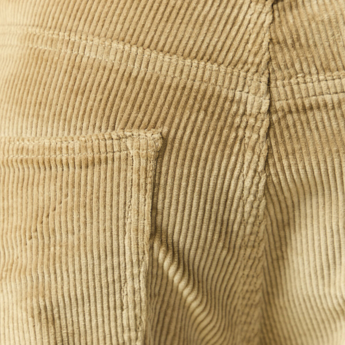 Pantalon relaxed large longueur 32 beige fonce homme