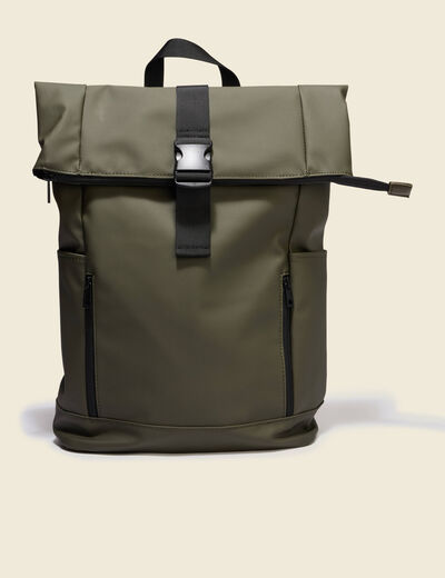 Sac &agrave; dos pour ordinateur vert fonc&eacute; homme