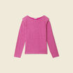 T-shirt manches longues violet clair femme