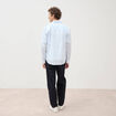 Chemise boyfriend en coton ecru homme