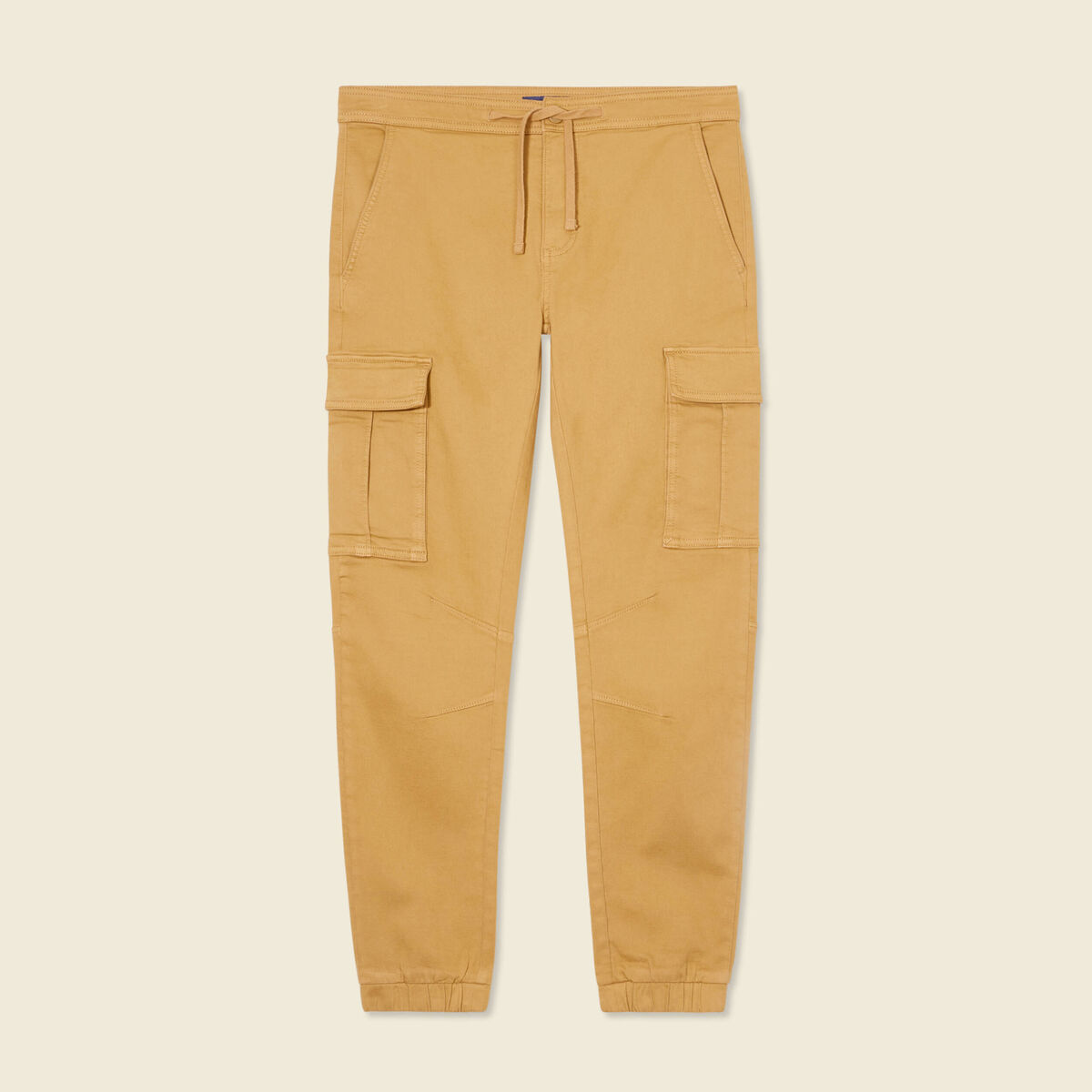 Pantalon battle bas resserré vert kaki homme