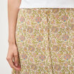 Jupe fluide vert femme