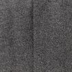 Manteau droit mi-long col montant gris fonc&eacute; homme