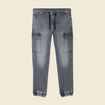 Jeans jogger battle denim gris homme