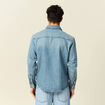 Surchemise en jean denim dirty homme