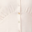 T-shirt manches courtes ecru femme