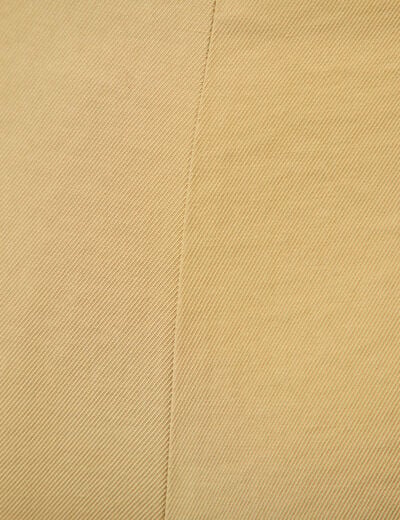 Pantalon loose taille standard camel femme