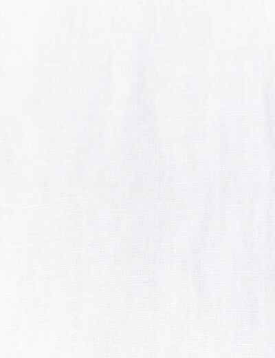 Chemise manches courtes blanc homme