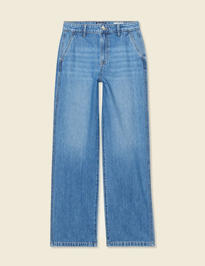 Jeans boyfriend 7/8ème denim stone femme