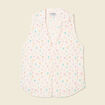 Blouse sans manches blanc femme