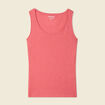 Débardeur femme uni col arrondi Instinct rouge femme