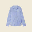 Chemise éco-responsable bleu clair femme