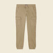 Pantalon battle bas resserr&eacute; taupe homme