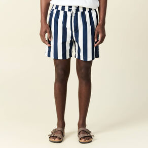 Short de bain bleu marine homme