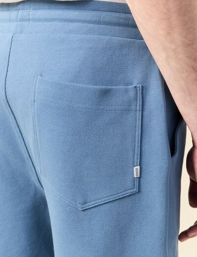 Bermuda bleu gris homme