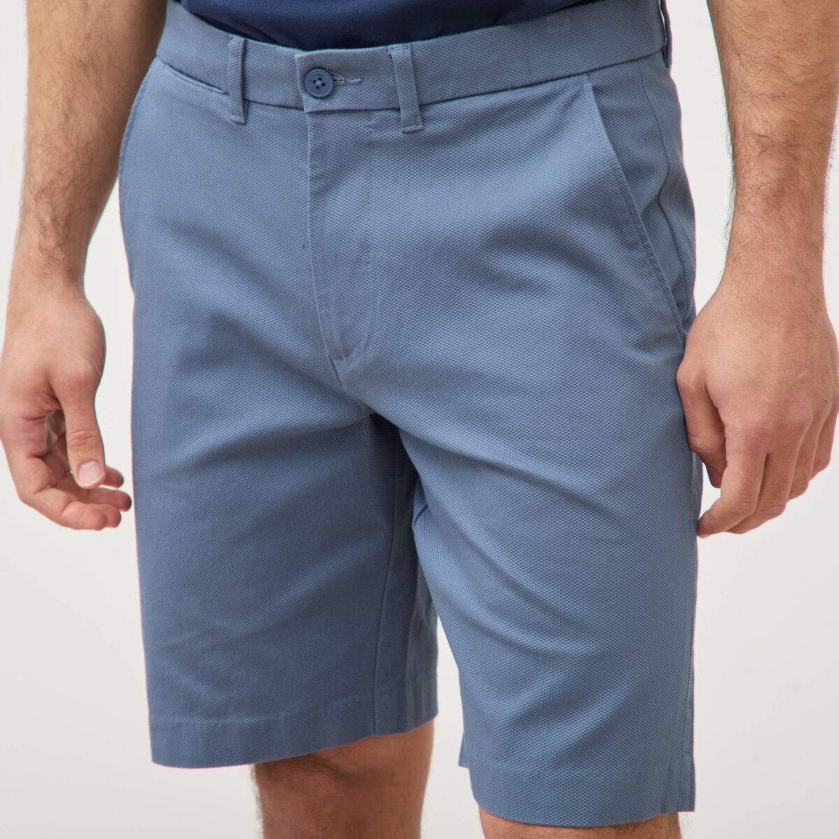 Bermuda bleu gris homme
