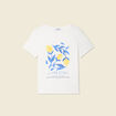 T-shirt manches courtes blanc femme