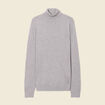 Pull manches longues gris foncé homme