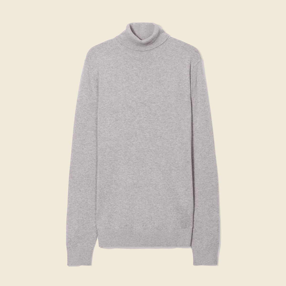 Pull manches longues gris foncé homme