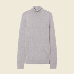 Pull manches longues gris foncé homme