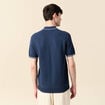Polo manches courtes bleu foncé homme