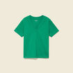 T-shirt manches courtes vert femme