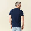 Polo manches courtes bleu marine homme