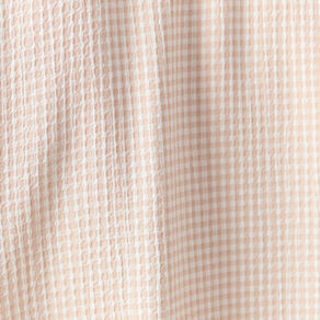 Blouse manches courtes nouée marron clair femme