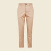 Pantalon chino cropped beige homme