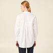 Chemise manches longues blanc femme