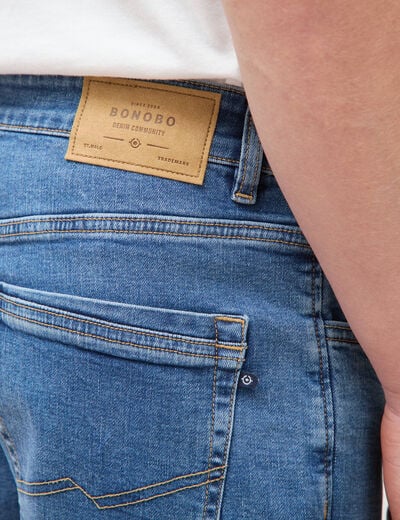 Jeans slim longueur 30 denim stone homme