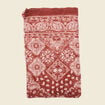 Foulard marron cognac homme